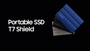 Samsung 1TB T7 Shield USB 3.2 Water & Dust Resistant Portable SSD Black  | Solid State Drive | External Portable SSD | 1TB SSD | Samsung SSD***FREE!!! Samsung Journal ***