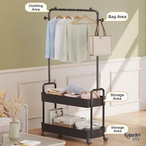MOMIAN | Portable Clothes Rack For Living Room Bedroom