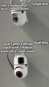 CCTV V380 Pro Kamera CCTV Luar Ruangan 1080P HD IP66 Kamera CCTV Tahan Air Penglihatan Malam Inframerah 360 ° Kamera CCTV Jaringan Nirkabel