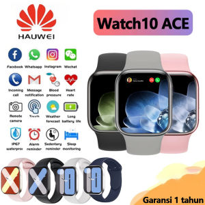 【✅100%Asli ❤️】HAU WEI Watch10 ACE 5G Smartwatch Pria Layar Retina 2.3Inci|Tahan Air Ip68|Mode Olahraga|Pemantauan Kesehatan|Pemantauan Tidur|Kontrol Musik|Gps|Nfc|Masa Pakai Baterai Super Lama|Smartwatch Wanita|Pemantauan Kesehatan|Panggilan Bluetooth Hd