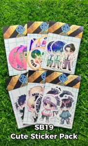 SB19 CUTE VINYL STICKER (WATERPROOF) SOLD PER PACK - PPOP KINGS KEN JOSH STELL JUSTI PABLO