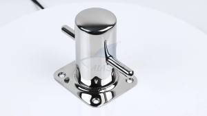 Single Mooring Bitt 316 Stainless Steel Single Mooring Bitt Bollard Cleat Stamping Technology Marine Hardware 80*90mm/120*90mm