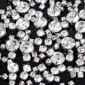 Handmade Glass A-Drill DIY Jewelry Material for Wedding Dress Shoes Repair Sparkling Water Diamond Ornament Accessories