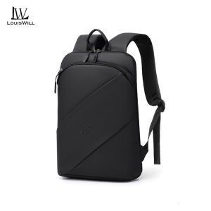 LouisWill Business Laptop Backpacks Waterproof Ultra-thin Casual Travel Backpack Men 16.5inch Laptop Backpack Fashion Multi-compartment Bag