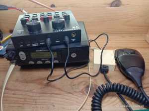 SOUNDCARD PTT BOX UNTUK RIG MOTOROLA XMIC ASLI RIG