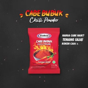 KOKEN CABAI BUBUK 250 GRAM SUPER PEDAS