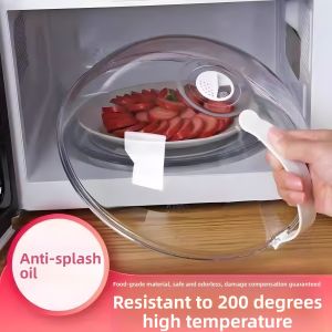 Defasilk | Heat-Resistant Splatter Guard Microwave Cover
