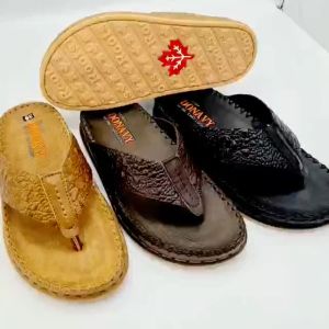 DÉP XỎ NGÓN NAM DA BÒ THẬT - THỜI TRANG CAO CẤP N.KBXIT