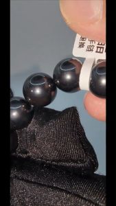 (SG Seller Ready Stocks) High Grade Natural Black Sugilite Gemstone Bracelet 12mm+ 高级天然黑舒俱来手链 12+毫米