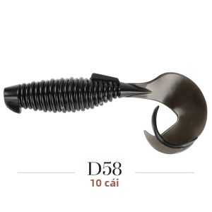 MEREDITH | MEREDITH 10 Chiếc Mồi Câu Cá Mềm 77 Mm Flapper Grub Silicone Mồi Nhân Tạo 6G Nhiều Màu Sắc Đại Dương Sông Hồ Bãi Biển Câu Cá