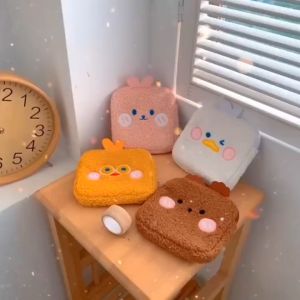 Túi đựng Băng vệ sinh Mỹ phẩm Văn phòng phẩm Chất liệu Vải Bông Dễ thương Nhỏ gọn TDL12