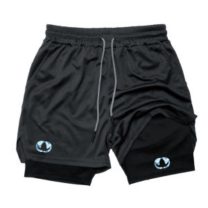2026 new boxing shorts printed Gym fitness 2-in-1 shorts quick drying sports training Running Bottoms for men Brand summer