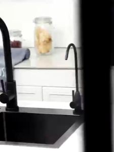 Pelise Black Sink Stainless for Kitchen SUS304 Stainless Sink Kitchen Sink Black Nano Thickened Bar Sink SC-C18045