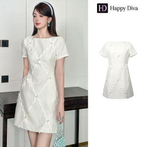 Happy Diva 2025 Womens Summer Dresses White Dresses Mini Dresses Casual Dresses Wedding Formal Party Dresses Birthday Party Graduation Dresses 21726