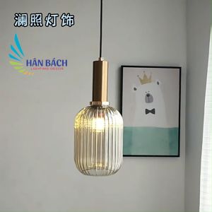 Đèn thả trần thủy tinh pha lê trang trí phòng khách phòng bếp