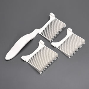 Haircutting Comb Set for Men - Precision Styling Comb and Hair Clipper Guide for Perfect Flat Top and Slicked Back Hairstyles