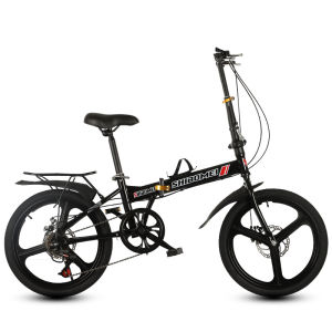 Folding Bicycle 20in Disc Brake Single Speed Lightweight