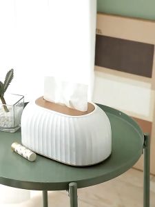 Tissue Box Soft Pack Tissue Holder Facial Tissue Box Napkin Storage Box Suitable for Home Living Room Bathroom Napkin Car