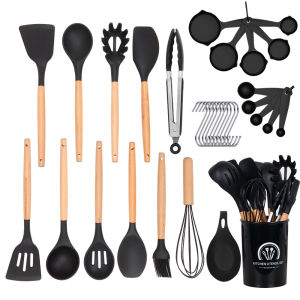 Heat Resistant Silicone Kitchen Utensil Set