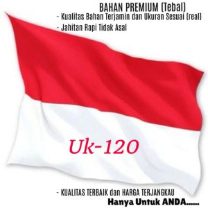 Bendera Merah putih Murah Berkualitas ukuran 120(sedang)