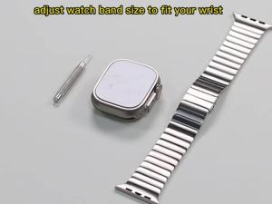 Luxury Stainless Steel Strap For Apple Watch Series 10 46mm 45mm 41mm 38 42 44 40mm Link Bracelet Iwatch Ultra 2 49mm Metal Band