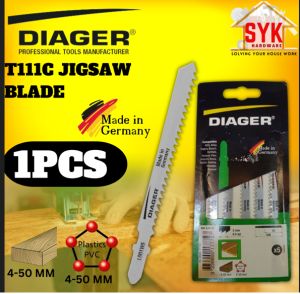 SYK Diager T111C Jigsaw Blade 1Pcs Wood Plastic Clean Mata Gergaji Potong Kayu Mata Jigsaw Saw Blade