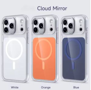 เคสโทรศัพท์แม่เหล็กใสสำหรับ iPhone 17 Pro Max 17เคสกันกระแทกสำหรับ17Pro iPhone 17 Pro Max 17อุปกรณ์ป้องกันเลนส์โลหะ