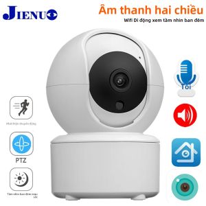 JIENUO PTZ Camera IP Wifi 1080P HD Tầm Nhìn Ban Đêm Con Người Phát Hiện Tự Động Theo Dõi Giám Sát An Ninh Trong Nhà Nhà Cam Onvif