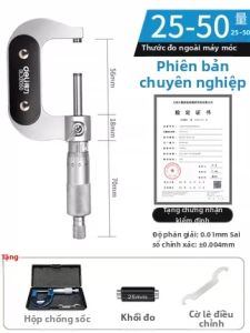 deli | Máy Đo Kẹp Số Đọc Chính Xác 0.01mm