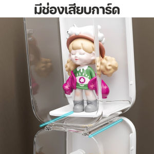 【Annjolie】6ช่อง ชั้นวางโมเดล กล่องตั้งโชว์ กล่องอะคริลิคใส ใส่ตุ๊กตา วางซ้อนกันได้ ป้องกันฝุ่นและความชื้น