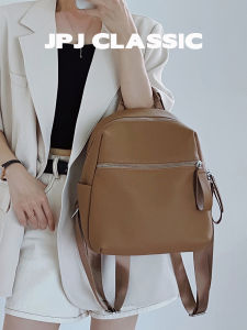 jpj | JPJClassic Top Layer Cowhide Togo Leather Double Shoulder Backpack For Women Commuting Traveling Simple Elegant Versatile