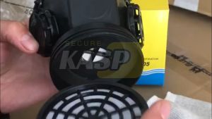 Dual Filter Masks Filters Gas Chemical Anti-Dust Paint Industrial Respirator Mask