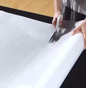 EVA Food Grade Kitchen Mat Transparent Waterproof Oil Resistant Protective Sheet No Odor No Formaldehyde Easy Cut Flexible Mat for Countertop Table Cabinet