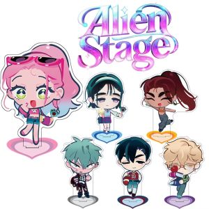 Bandai | For Alien Stage Find Your Plus One Mizi Sua Till Ivan Luka Hyuna Kawaii Anime Acrylic Standee 10CM All Roles Peripheral Gifts