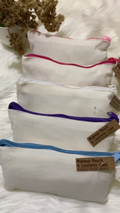 Pencil Case / Zipper Pouch Bag Kanvas Blacu