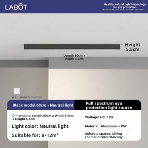 SAINAHEPAN | Linear Minimalist Surface Mount Ceiling Light