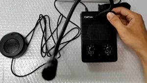 Calltou window intercom speaker for office Speaker Digital Display  Suitable for Bank/Hospital WI09