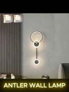 LED Modern Simple Bedroom Bedside Lamp Creative Nordic Style Study Corridor Background Wall Light