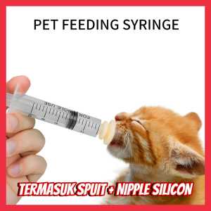 ALAT MINUM SUSU KITTEN SYRINGE MIRACLE NIPPLE 5 ML