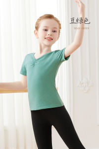 Childrens Ballet Dance Top Long Sleeve Practice Uniforms Gymnastics Outfit Female Dancers Spring Autumn Girls Ballet Clothes