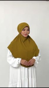 hijab instan bergo pet crinkle size L