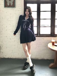 DUOMIAOTU | Korean Style Elegant Winter Dress Set