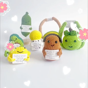 Handwoven Emotional Support Positive Potatoes Crochet Knitted Toys Christmas Day Gift Children Day Gift Teachers Day