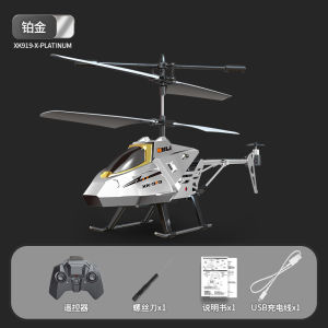 Rechargeable Remote Control Apache Drone Toy Simulation Aircraft Model Sensor Flight Durable for Boys Indoor Play Age 14+