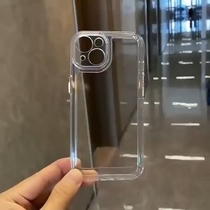 Casing For iPhone 11 15 13 Pro Max 12 11 14 Pro Max XS XR X 8 7 Plus SE 2020 2022 Phone Case Thick Silicone HD Clear Shockproof Transparent Cover Shell【Send From PH】