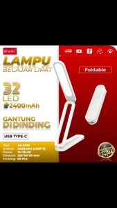 Lampu Meja Kerja / Belajar AOKI AK-6059 / AK-6105 / AK-6109 Emergency Tricolour Sentuh