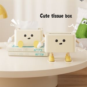 IN STOCK Tissue box home living room cream style high-end bathroom toilet with spring automatic lifting creative paper box*mojogy