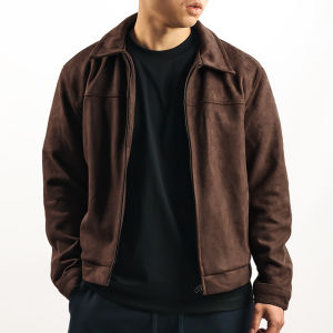 ORGN | Mens Warm Suede-like Jacket Retro Sport Style
