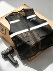 ZST | Custom Logo Reflective Summer Mesh Courier Vest