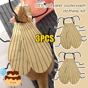 30CM DIY Funny Cockroach Clothing Cat Cosplay Dress Up Material Pack Costume For Kitten Breathable Pet Supplies